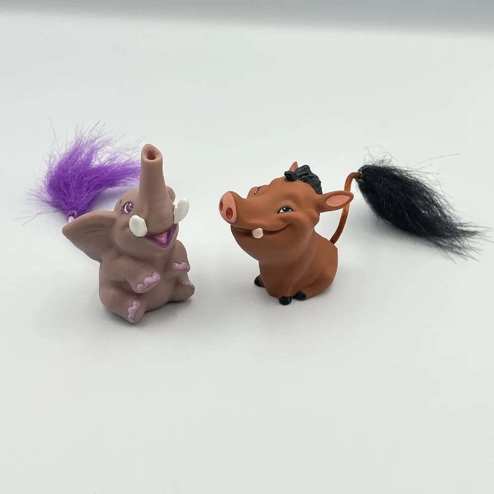 Vintage 1994 Lion King Pumbaa Mini Figure + Elephant‎ 2